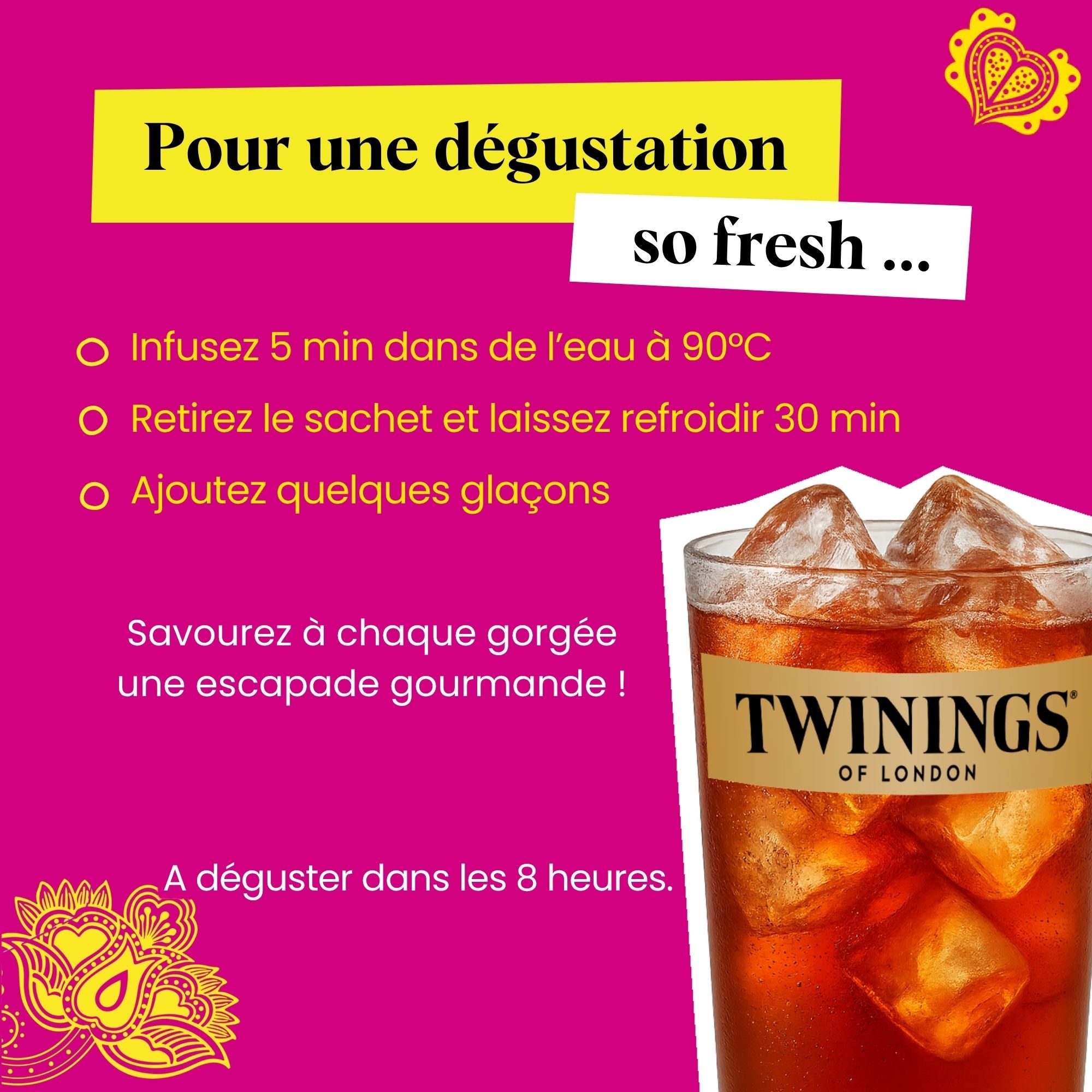 Infusion Ayurveda Fleur de sureau Framboise Hibiscus