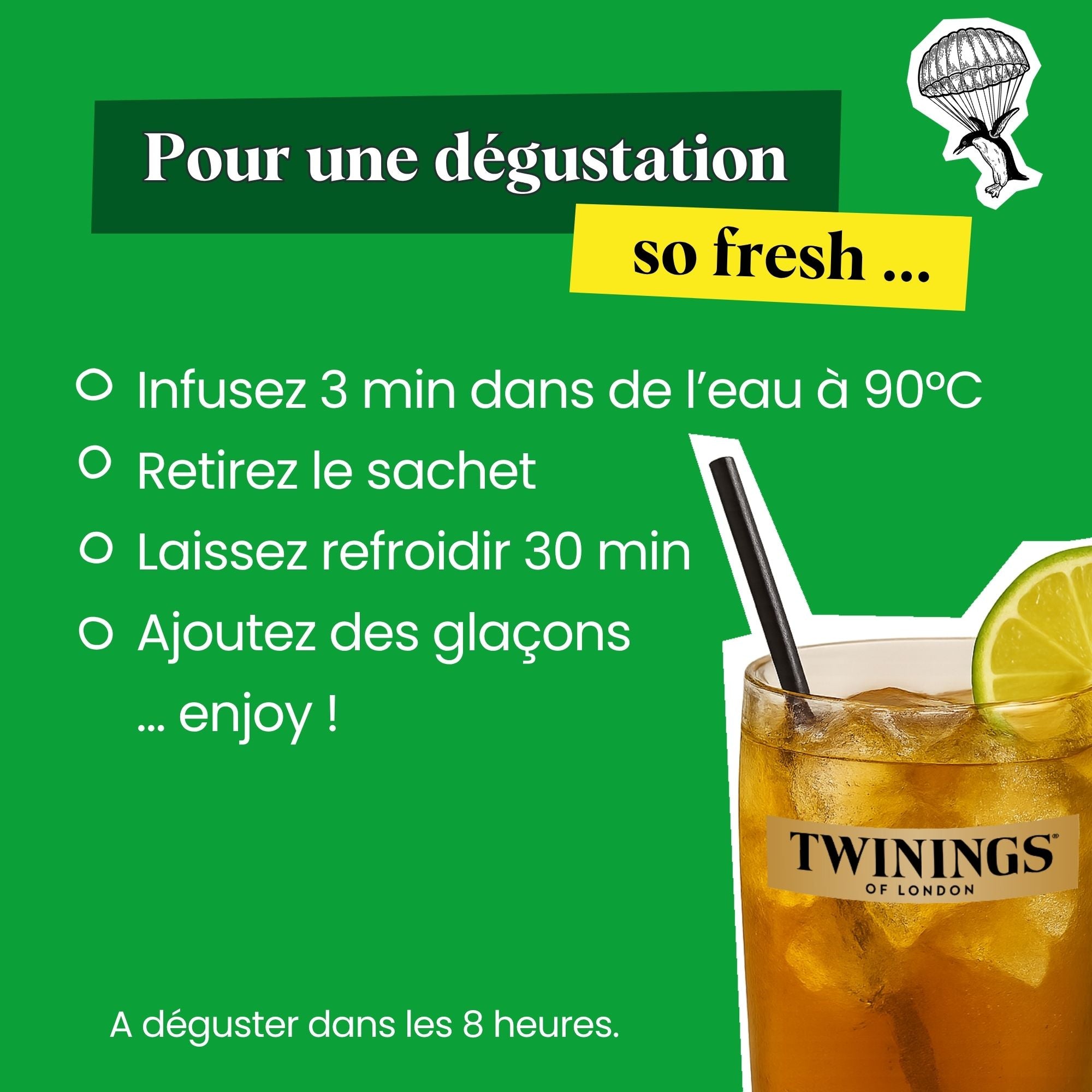 Thé Vert Saveur Citron Vert Gingembre
