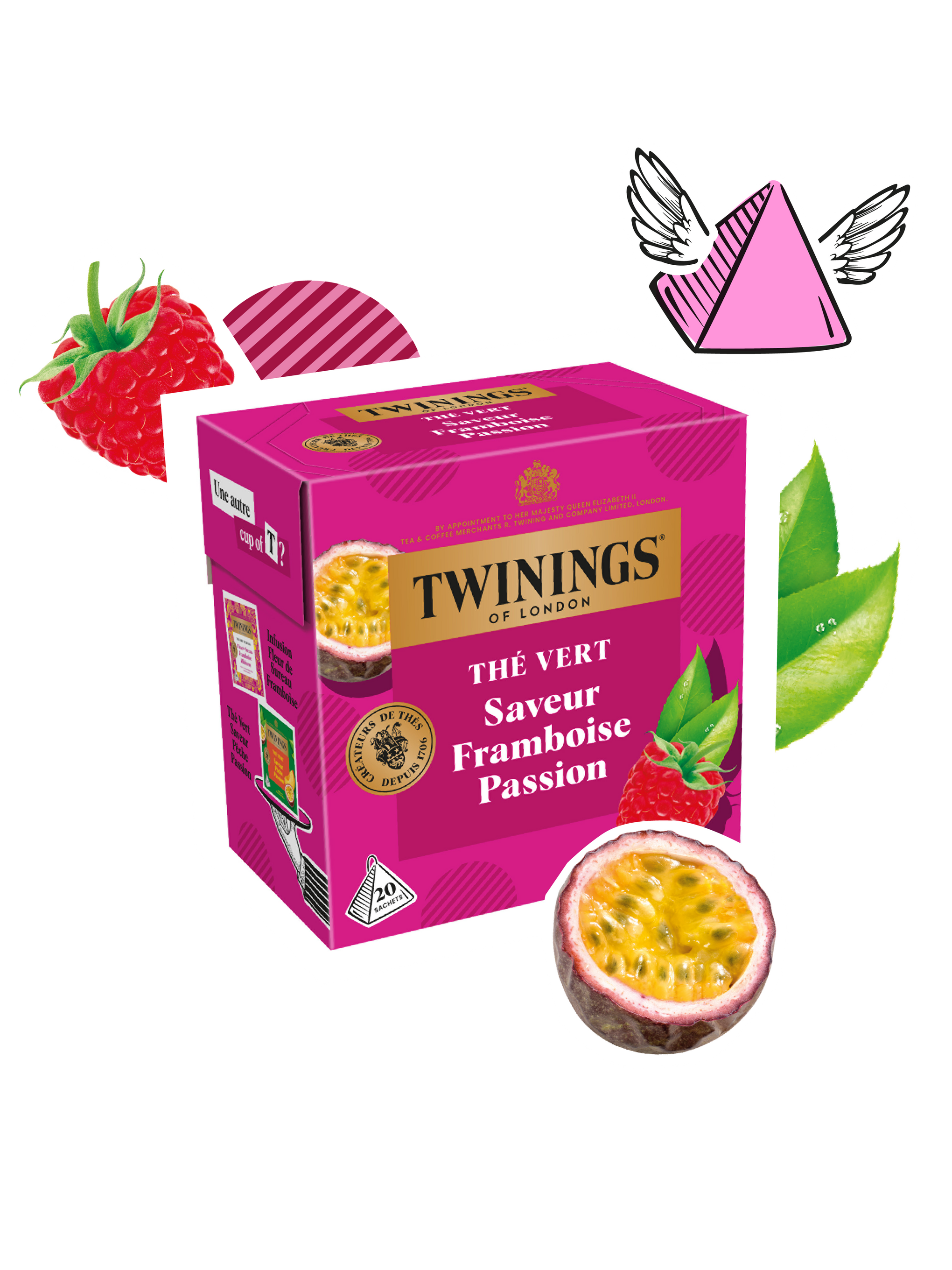 Thé Vert Saveur Framboise Passion