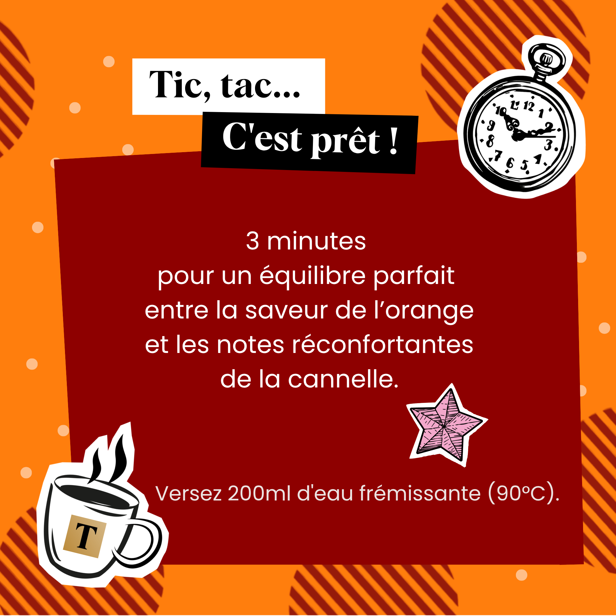 Thé Noir Saveur Orange Cannelle