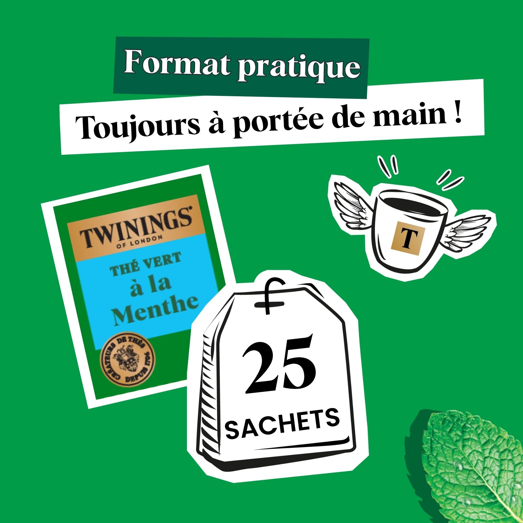 Thé Vert à la Menthe