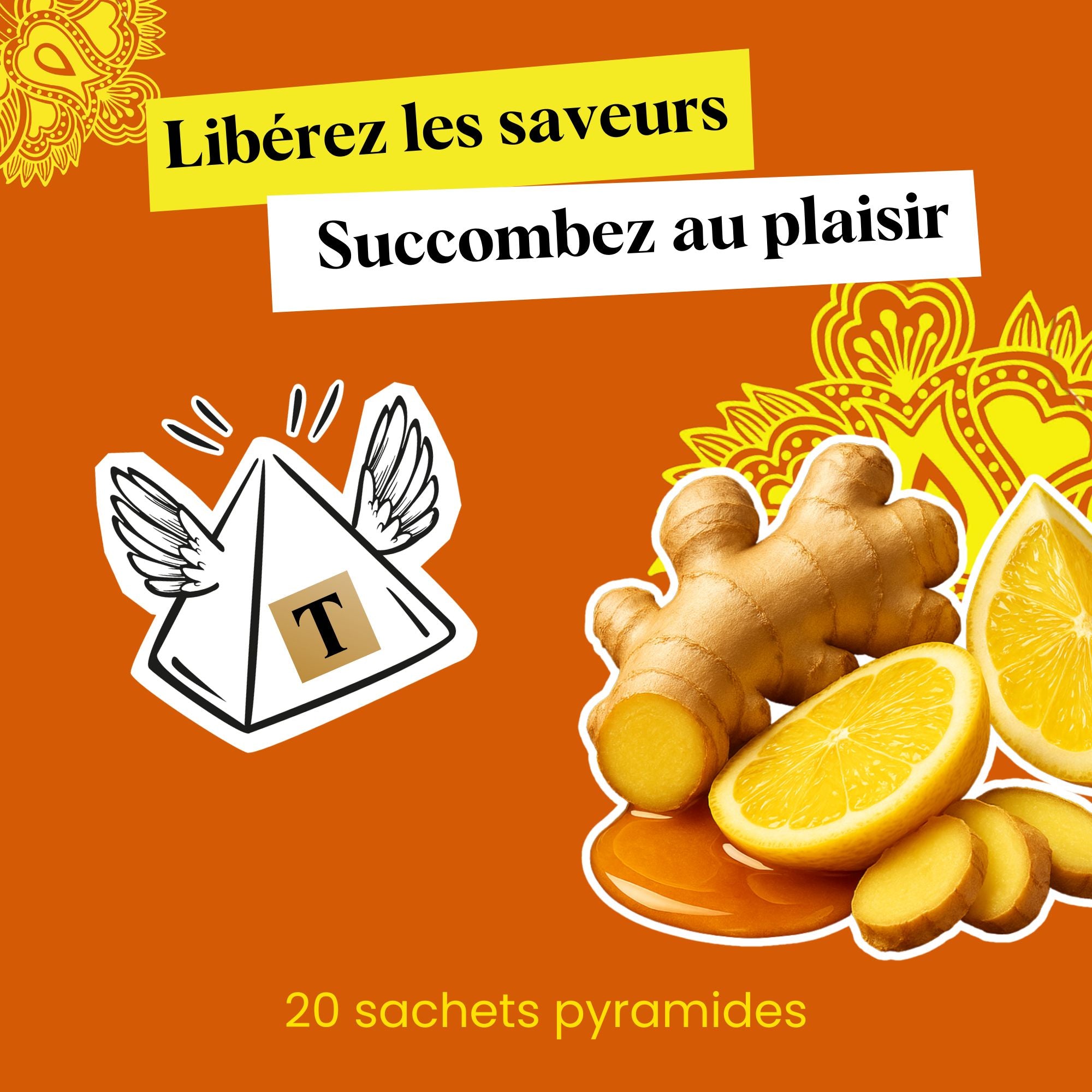 Infusion Ayurveda Gingembre Miel Citron