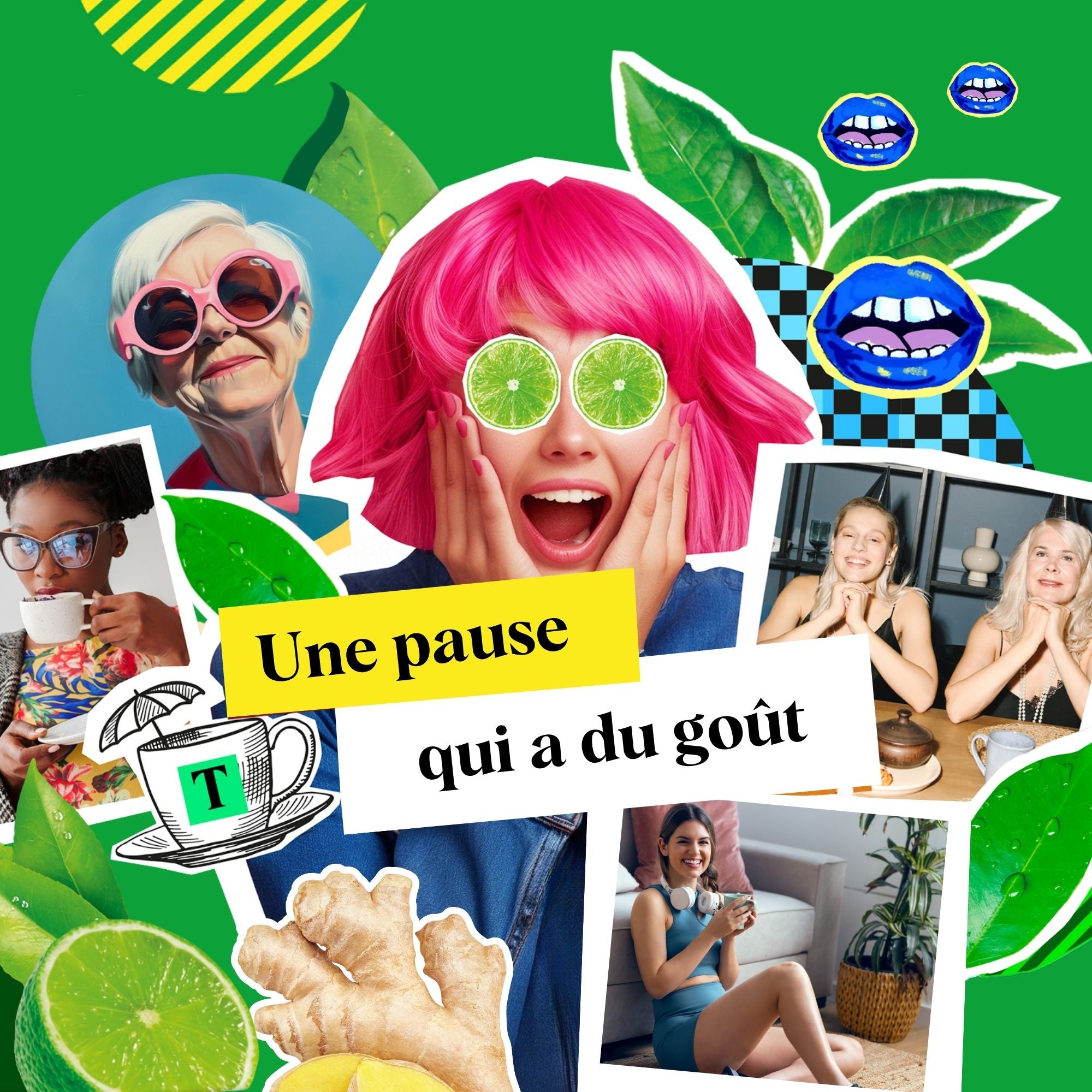 Thé Vert Saveur Citron Vert Gingembre