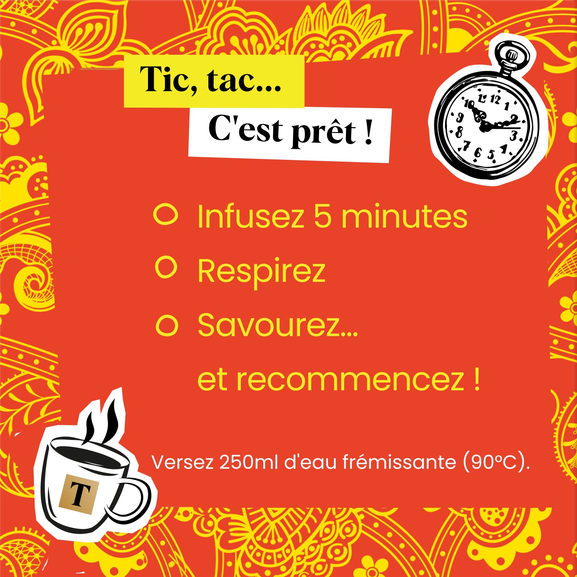 Infusion Ayurveda Pêche Vanille Fleur d'Oranger