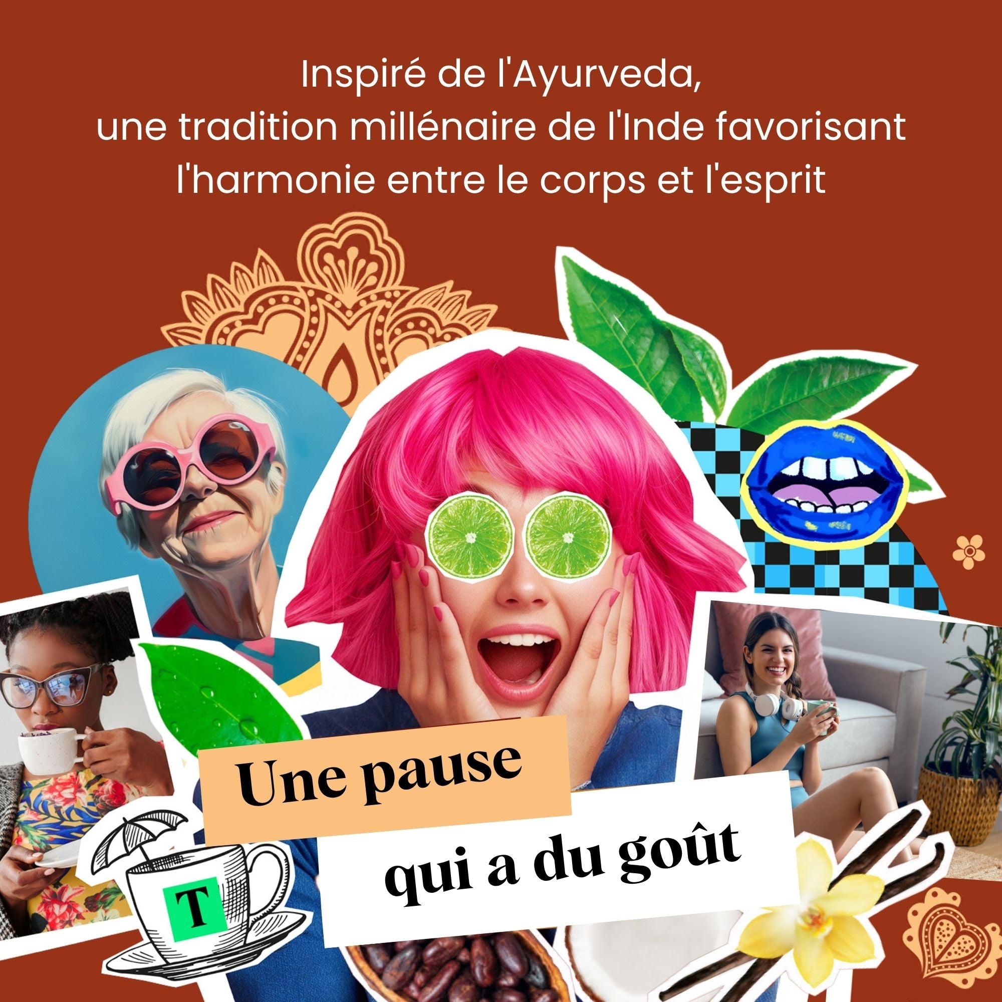 Infusion Ayurveda Coco Vanille Fèves Cacao