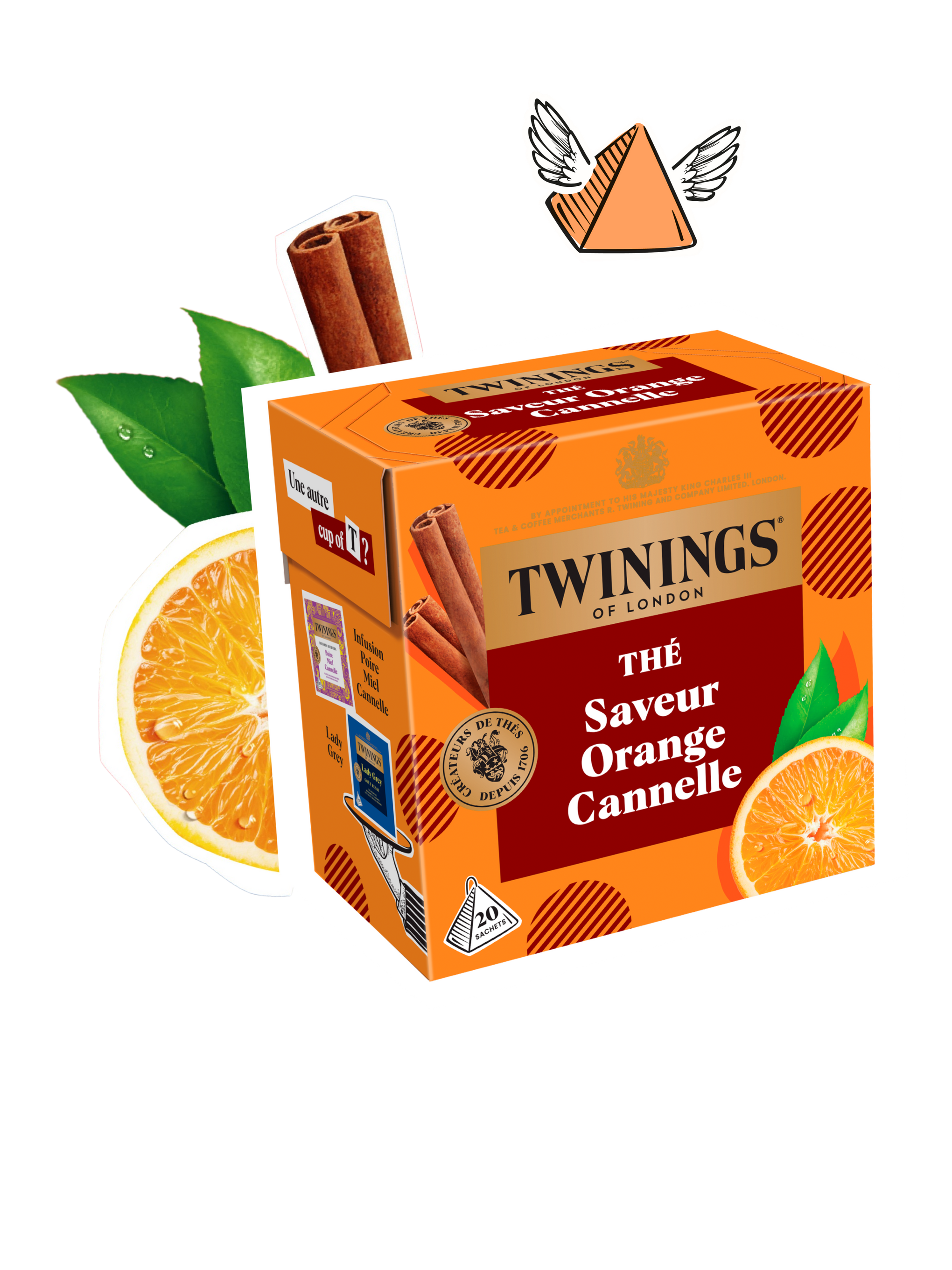 Thé Noir Saveur Orange Cannelle