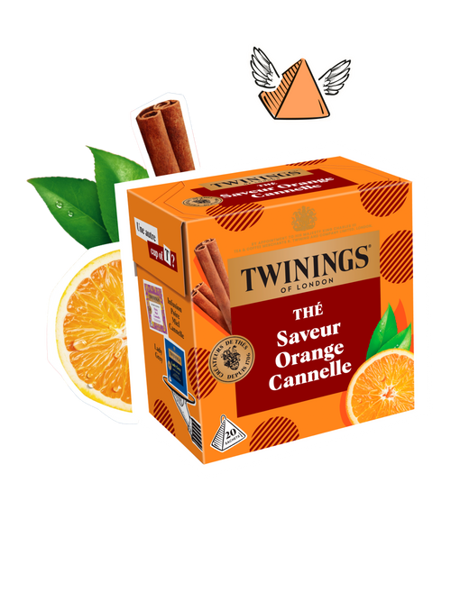 Thé Noir Saveur Orange Cannelle