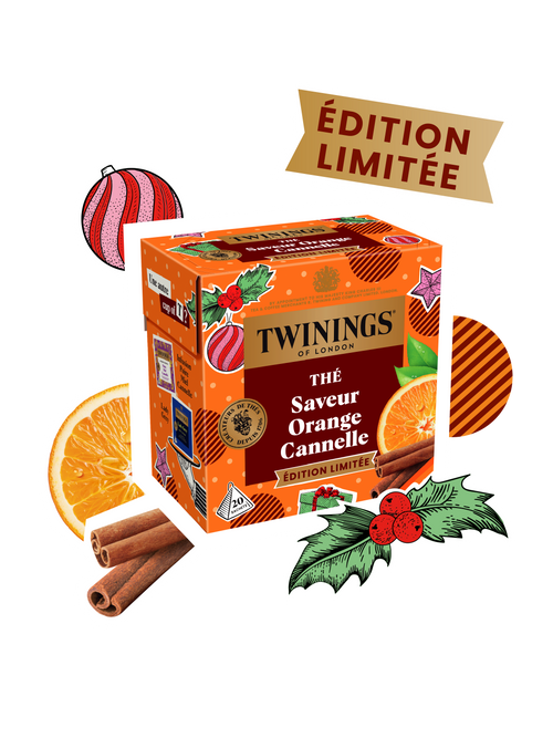 Thé Noir Saveur Orange Cannelle