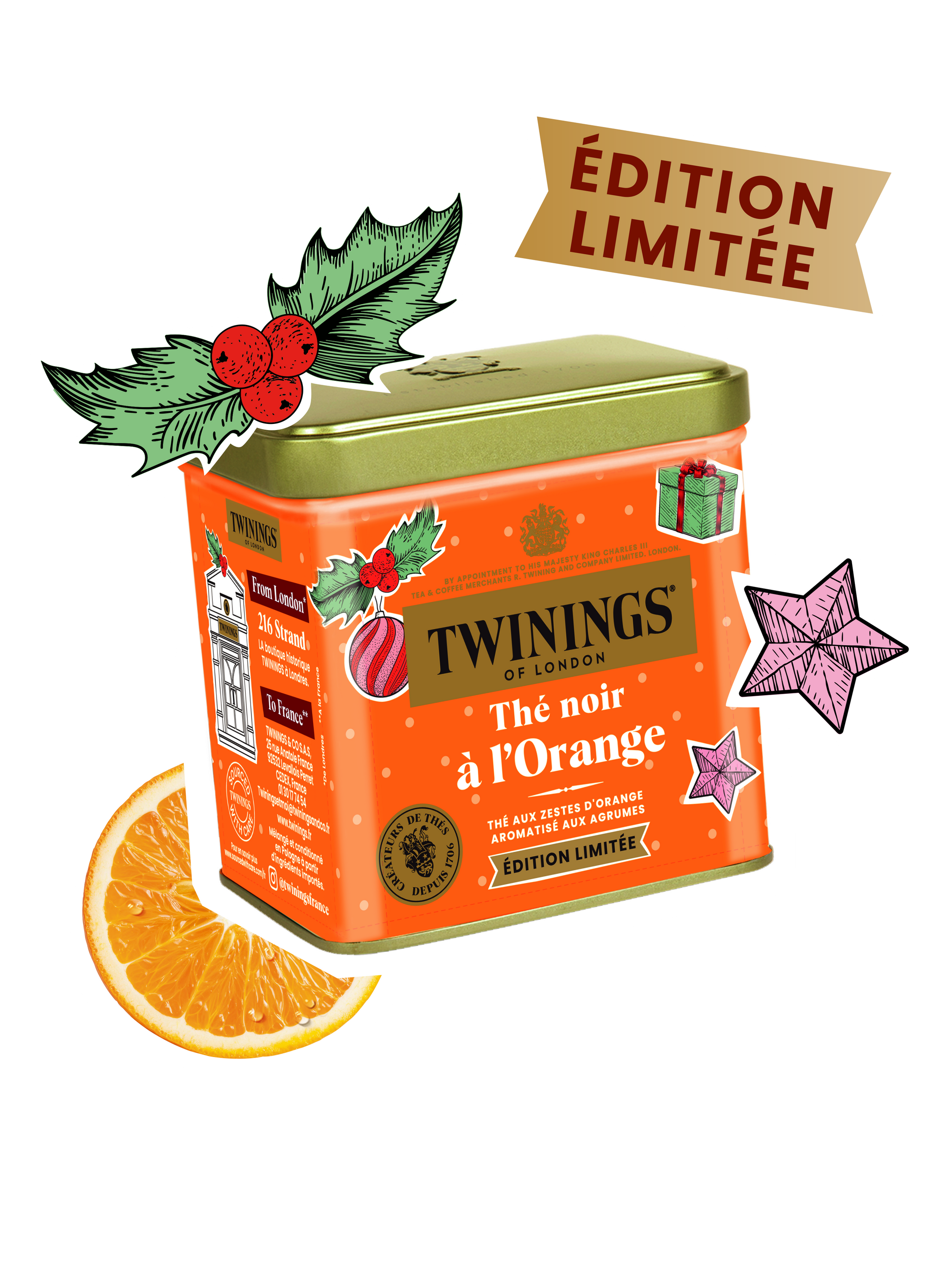 Thé Noir en Vrac à l'Orange