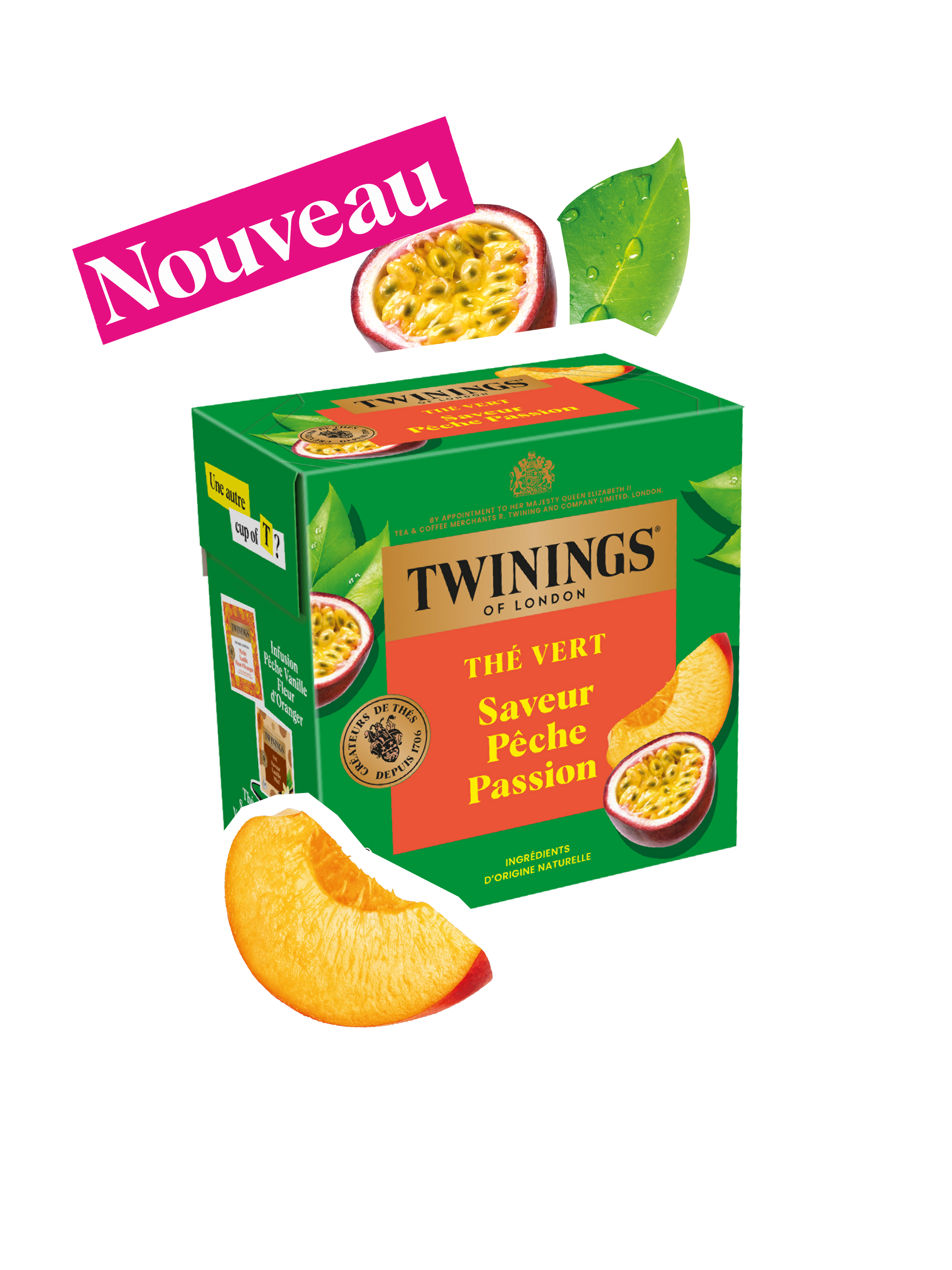 Thé Vert Saveur Pêche Passion