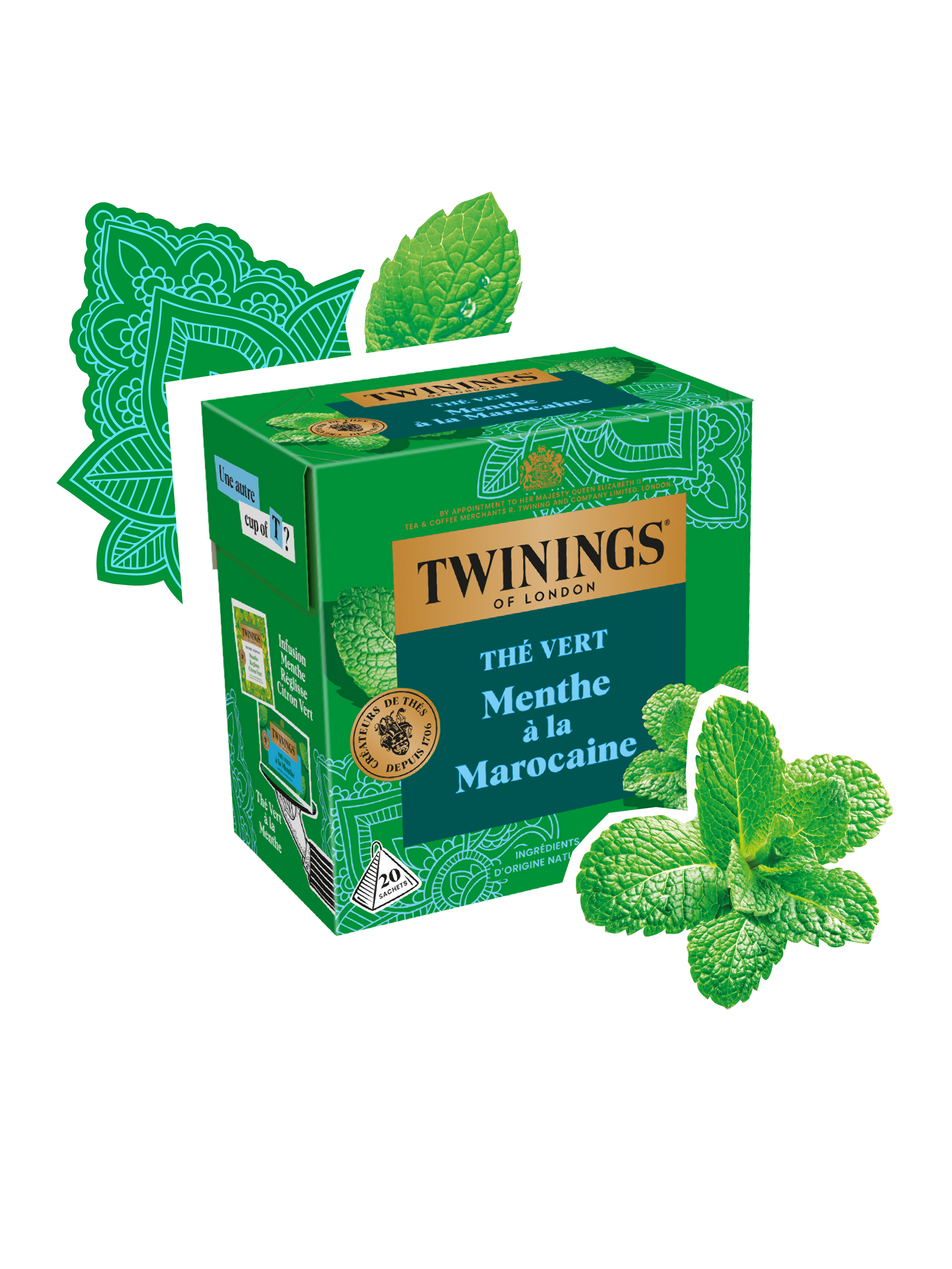 Thé Vert Menthe à la Marocaine