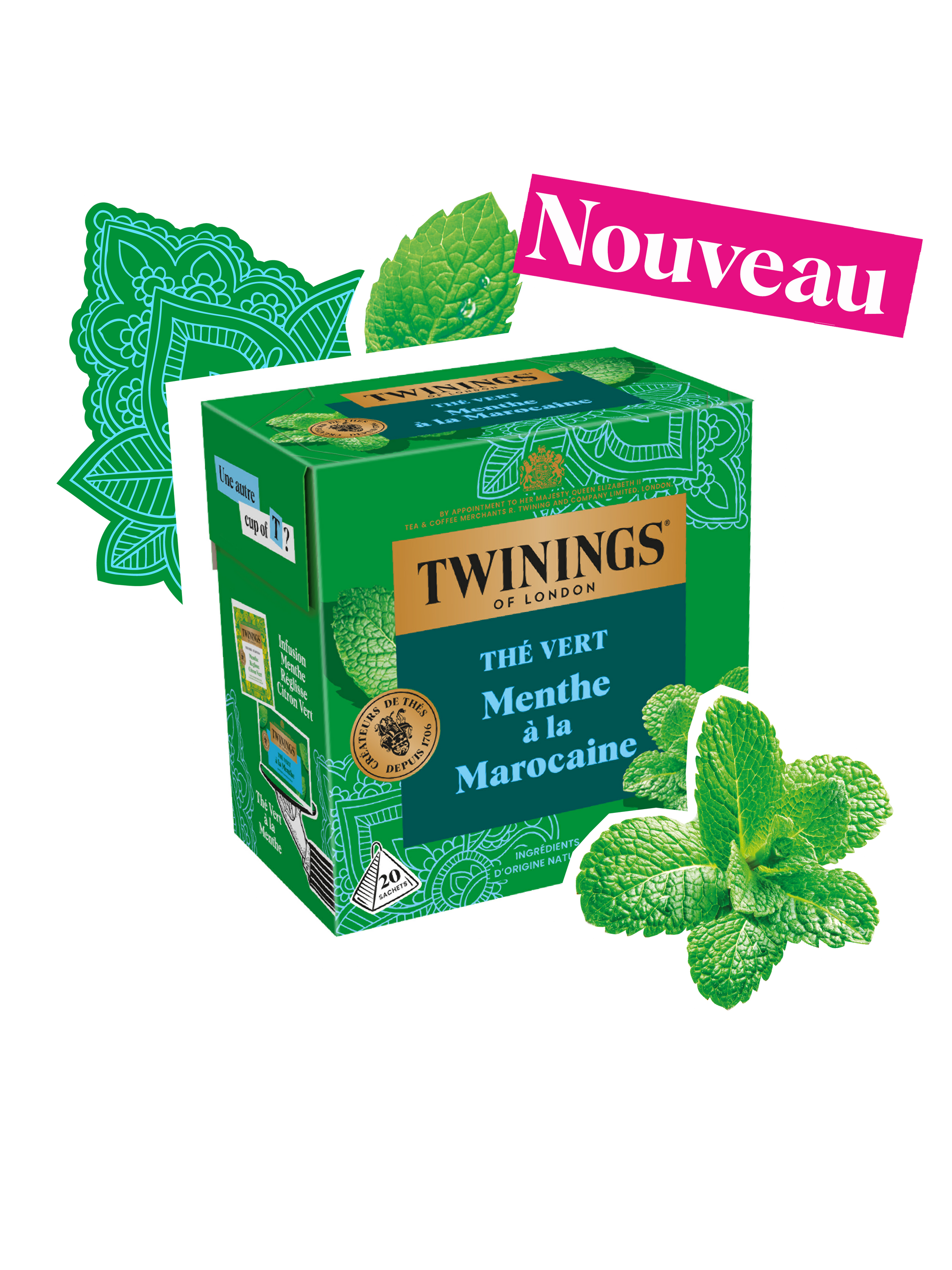 Thé Vert Menthe à la Marocaine