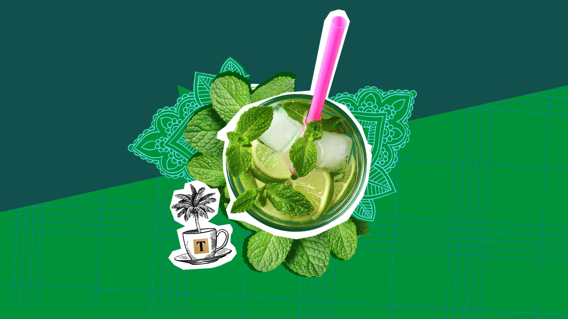 Mojithé glacé au thé vert menthe à la marocaine : la boisson fraîcheur de l’été !