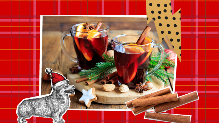 Mulled wine au thé noir et épices de Noël